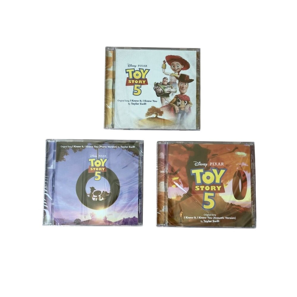 Taylor Swift Disney Pixar Toy Story 5 CD Lot of 3. BRAND NEW.